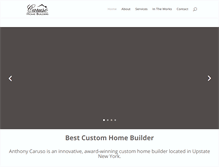 Tablet Screenshot of carusohomebuilders.com